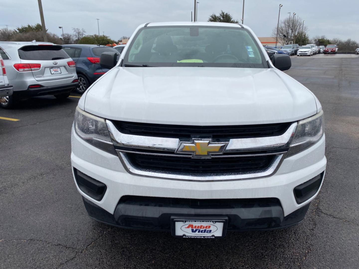 2015 WHITE Chevrolet Colorado WT Ext. Cab 2WD (1GCHSAEA6F1) with an 2.5L L4 DOHC 16V GAS engine, 6-Speed Automatic transmission, located at 420 I-35E, Lancaster, TX, 75146, (469) 297-4144, 32.593929, -96.823685 - Photo#1